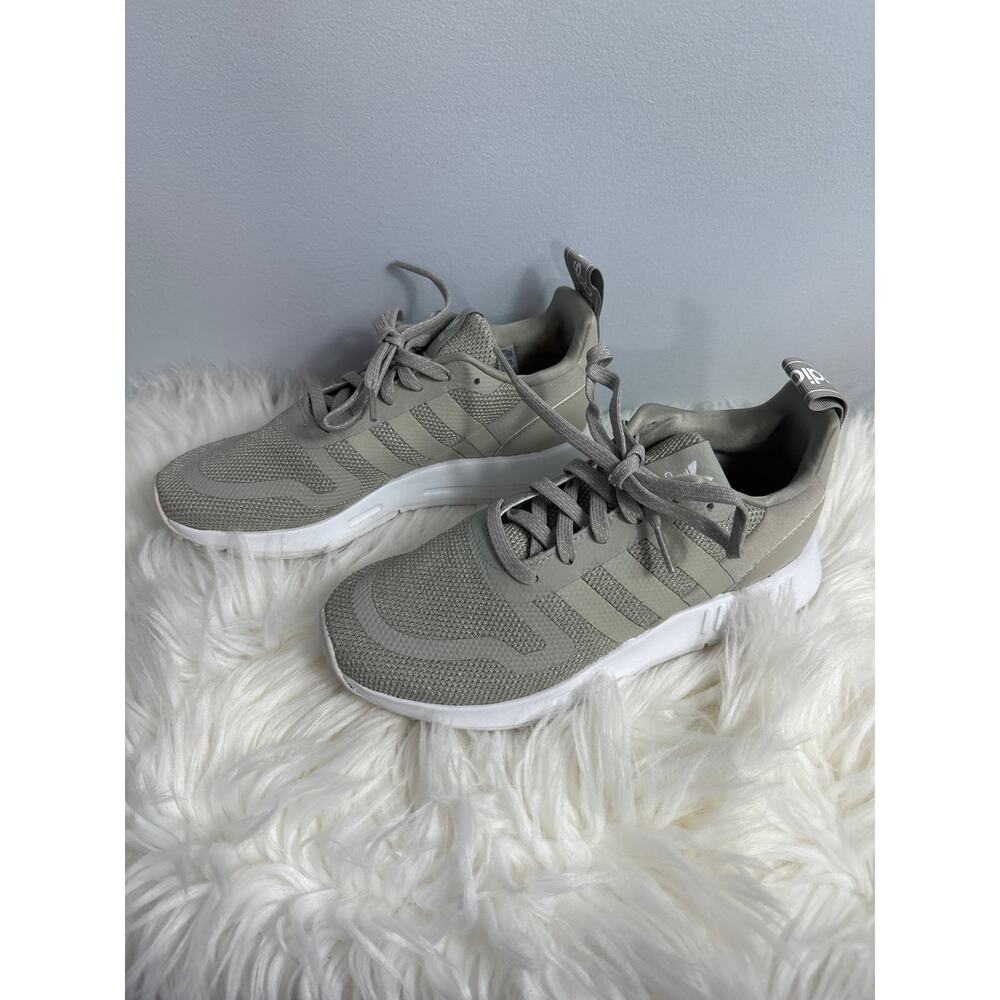 Adidas Gray Sneakers Women or Youth size 4.5 Gray White Unisex
